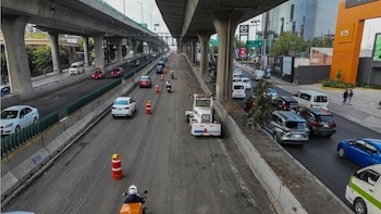 repavimentación periférico norte Naucalpan (Gob.