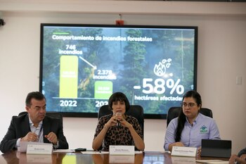 La ministra de Ambiente, Susana