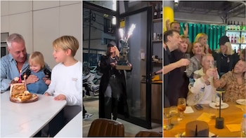 Marley celebró sus 56 años a lo grande: del desayuno con sus hijos al show de famosos con la torta viajera
