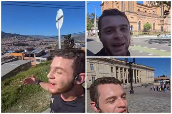 El maratonista pasó por el