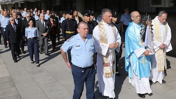 La Virgen retornó al país