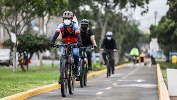 Ciclistas en Lima. (MML)