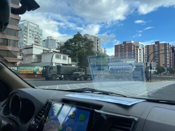 La sede del CNE estuvo