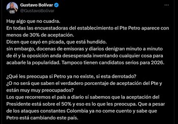 Gustavo Bolívar defendió al presidente