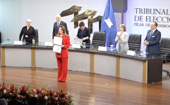 Por primera vez, la Asamblea Legislativa estará conformada mayoritariamente por mujeres. Cortesía: Captura transmisión TSE