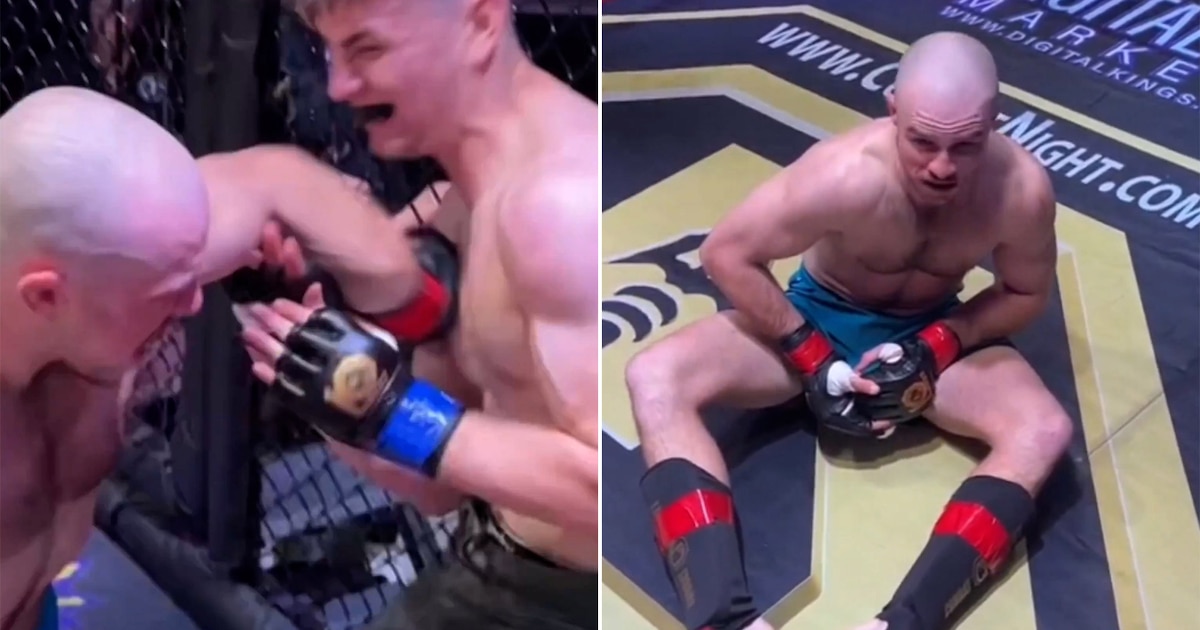 Un luchador de MMA noqueó a su rival con el brazo totalmente quebrado: el momento en el que se dio cuenta de la lesión - Infobae