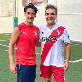 Juan Manuel Artaza y su padre Nito