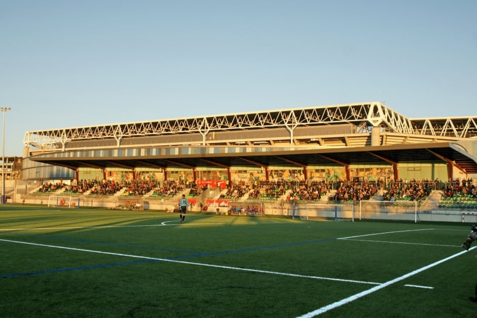 El Estadio Nou Municipal de Cornellà, la casa del Cornellá (UE Cornellá)