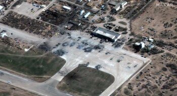 Una imagen satelital proporcionada por