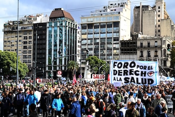 marcha por la salud publica
