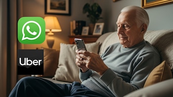 Celulares para los abuelos, se