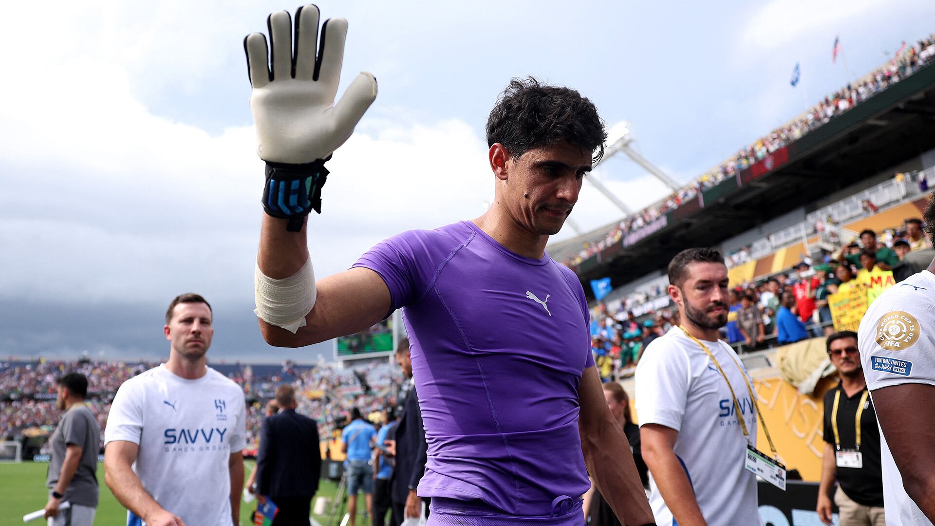 Bono, el arquero marroquí que tiene un vínculo especial con Argentina (Photo by Megan Briggs / GETTY IMAGES NORTH AMERICA / Getty Images via AFP)