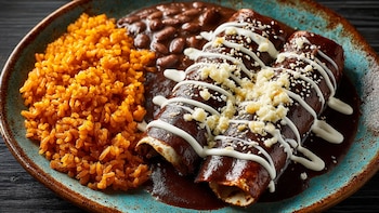 Enmoladas de pollo, tradición y