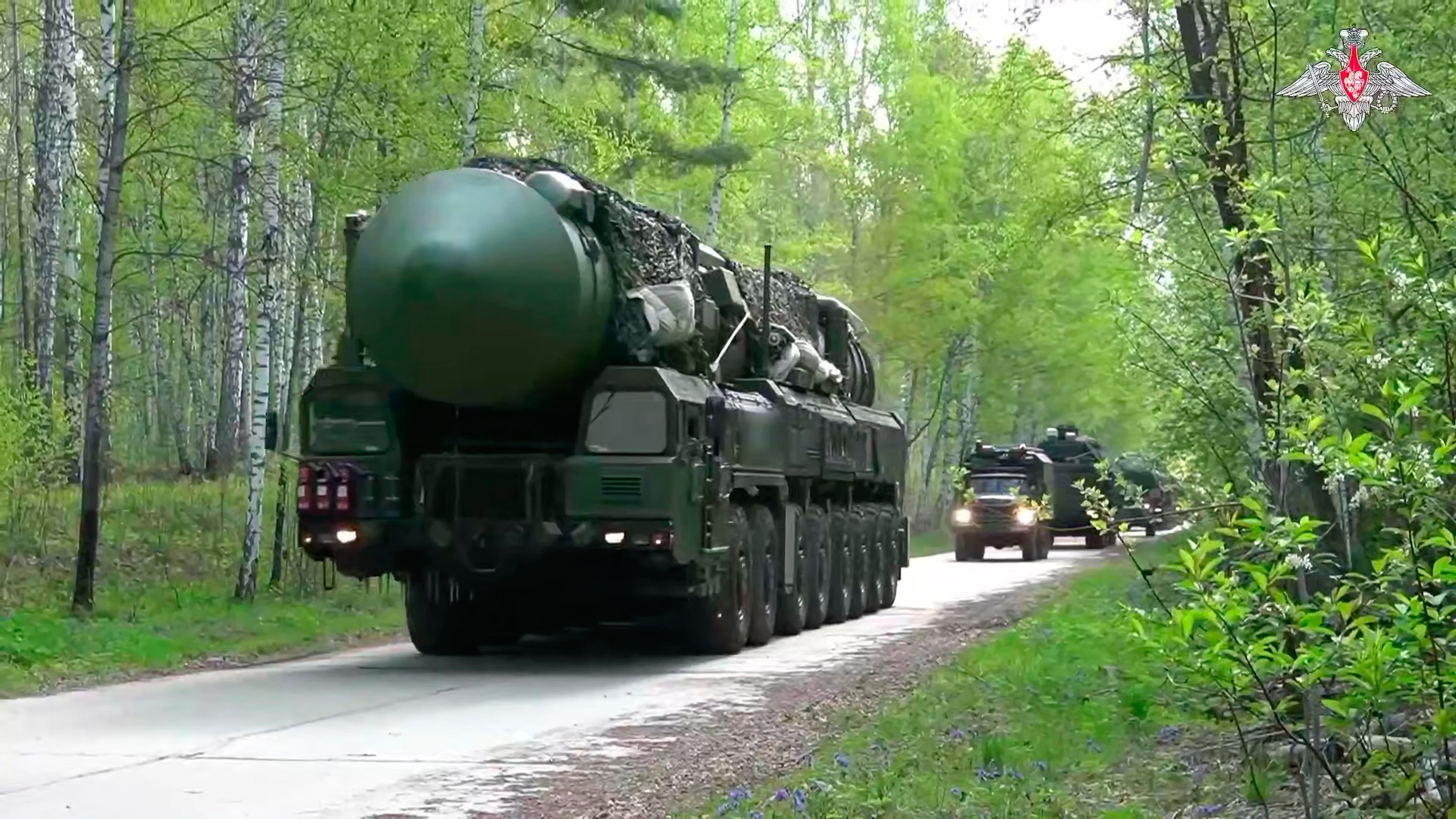 Rusia notificó a Estados Unidos la prueba del misil con más de 24 horas de antelación, según los protocolos entre potencias nucleares. (Russian Defense Ministry Press Service via AP)