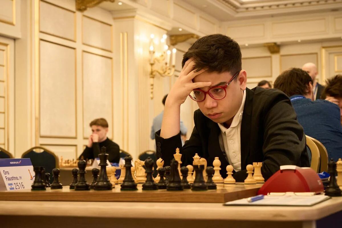Faustino Oro buscará hacer historia en el ajedrez (aeroflotopen)