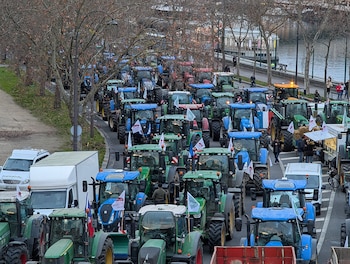 Se movilizaron 353 tractores cerca