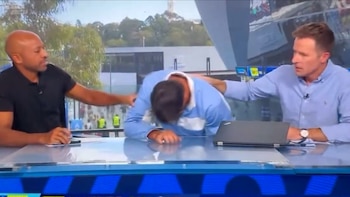 Un tenista sufrió calambres en