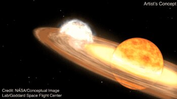 Cuando la enana blanca recibe