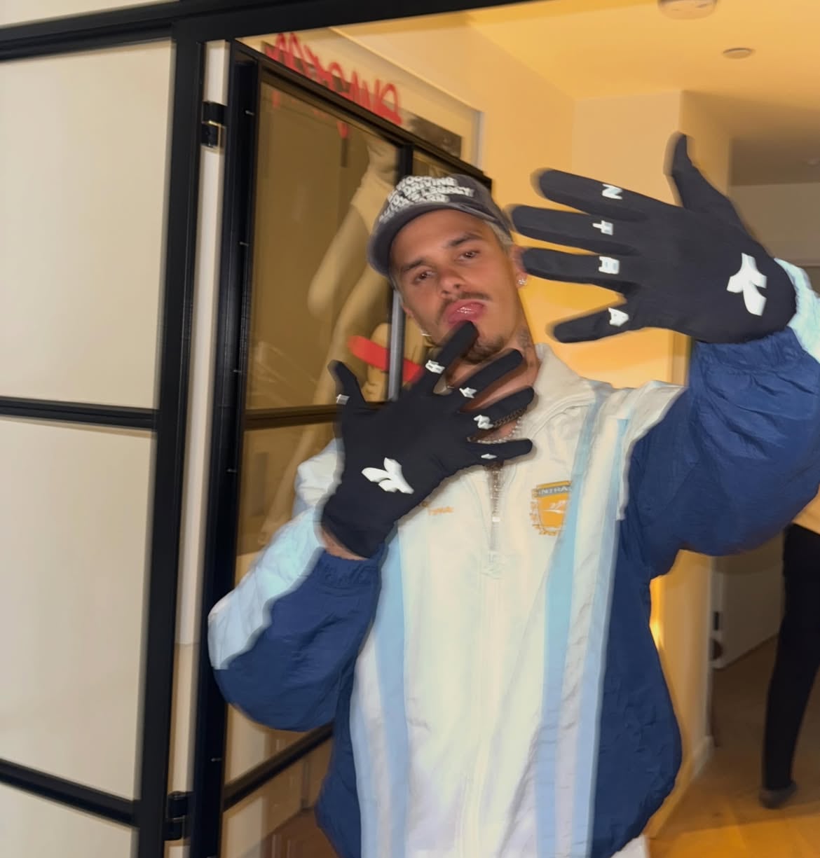 Romeo, el segundo hijo de Beckham y Victoria, semanas atrás eligió apoyar al seleccionado de Lionel Scaloni