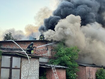 En la ciudad de Kharkiv,