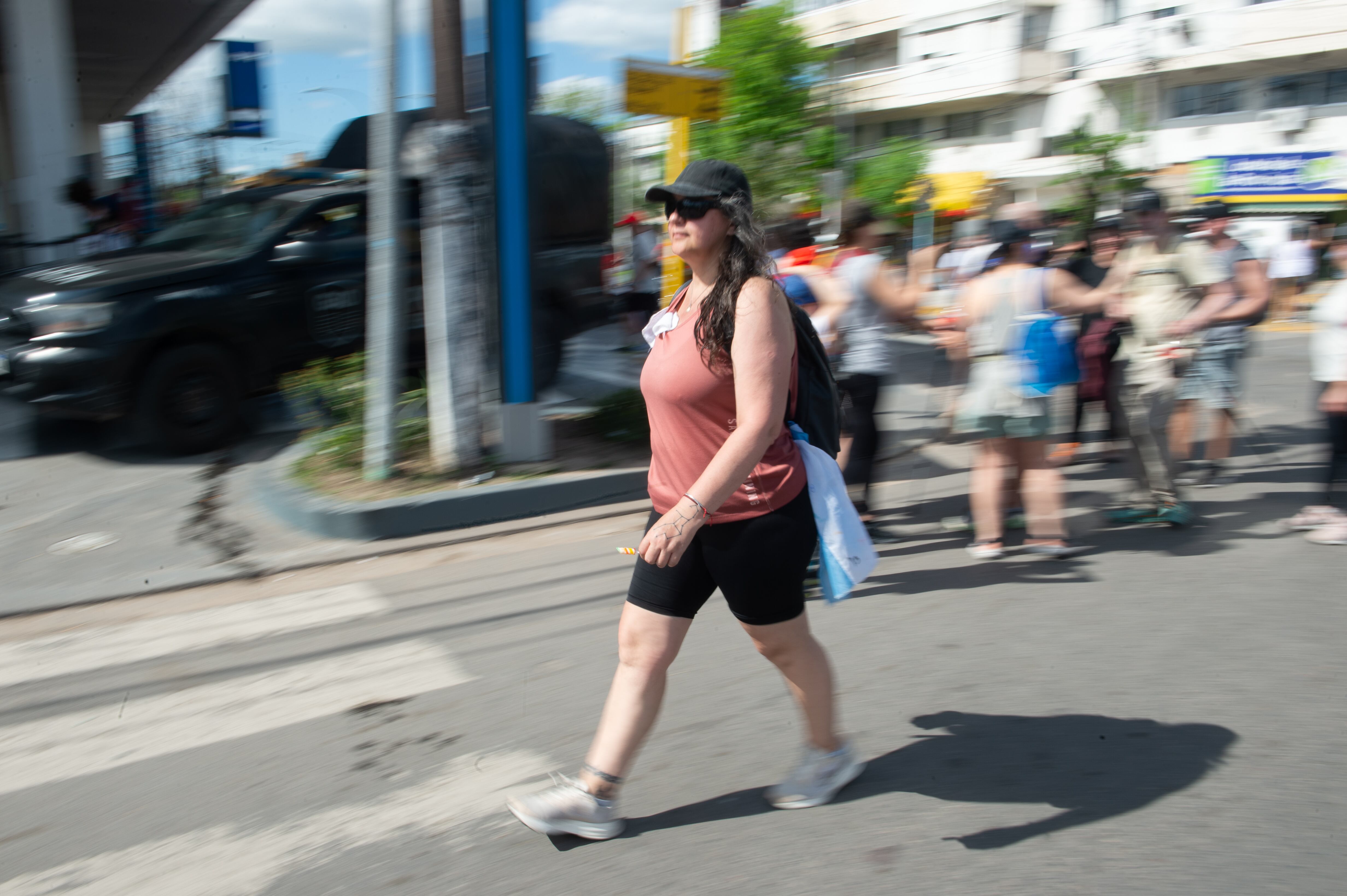 Paola hace la caminata hace 36 años:
