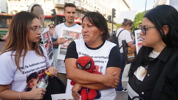 marcha en el obelisco para pedir justicia por el crimen de angel, el nene de Comodoro Rivadavia
