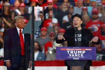 El dueño de SpaceX declaró su apoyo por Donald Trump. (REUTERS/Carlos Barria/File Photo)