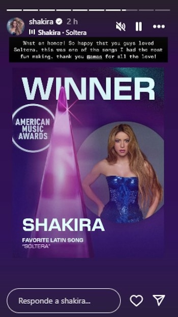 Shakira no estuvo presente en