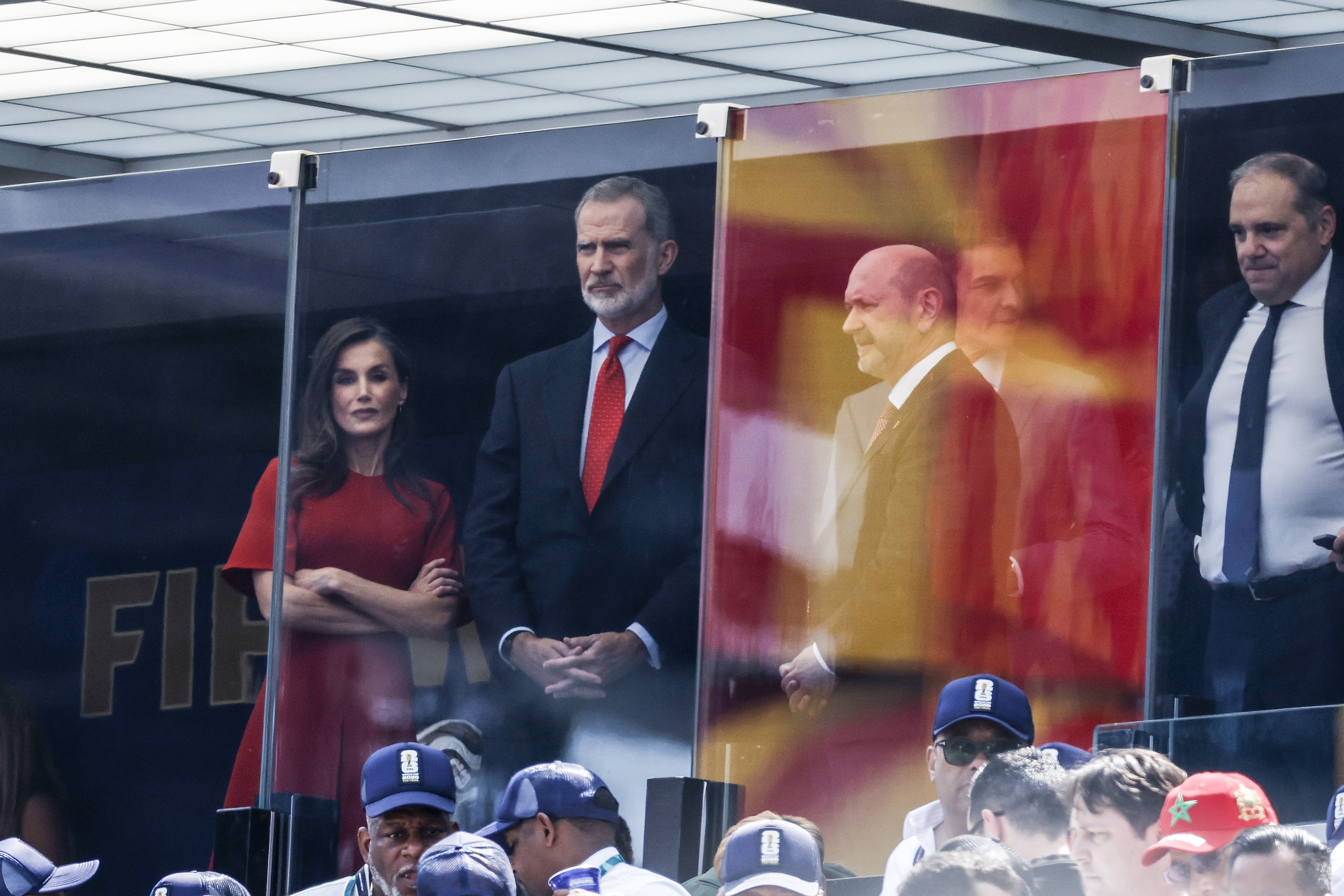 La familia real celebra en directo la conquista de España en la final del Mundial
