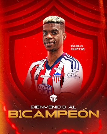 Pablo Ortiz fue jugador del América de Cali y recientemente estuvo en el Baník Ostrava de República Checa - crédito Junior