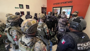 Retención Policía Estatal GN Quechultenango Guerrero