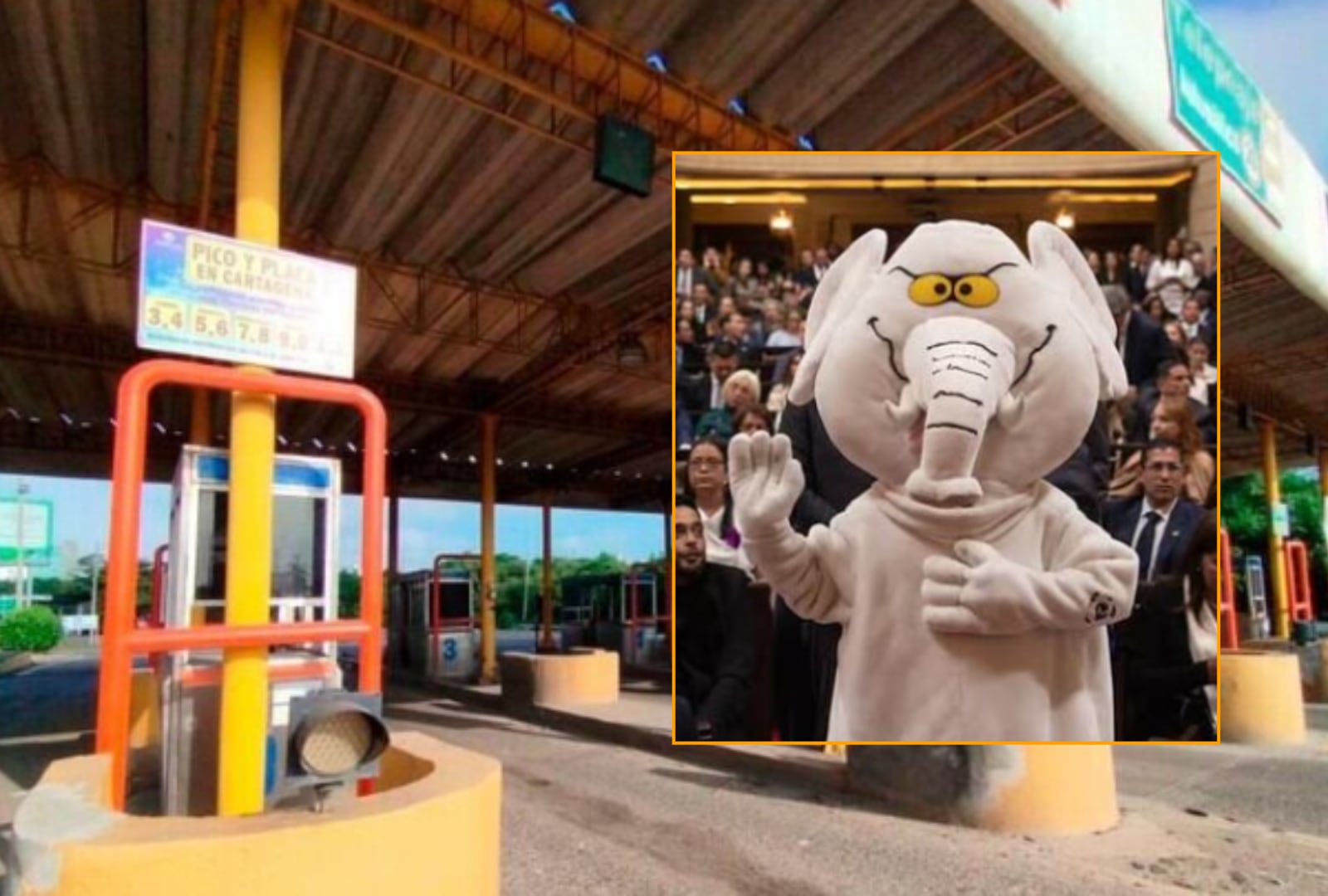 El congresista 'Elefante blanco' aseguró que se debe establecer una distancia entre los pejes - crédito Colprensa y @Elefanteblanco/Instagram