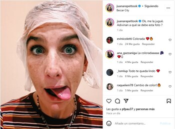 Así Juana adelantaba el cambio