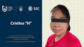 Cristina “N” fue detenida en la alcaldía Gustavo A. Madero tras una investigación de la Fiscalía CDMX. (Facebook FGJCDMX)