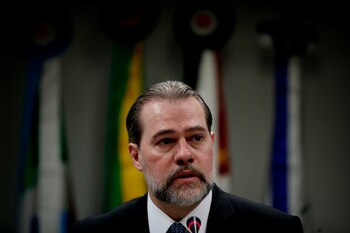 En la imagen el presidente de la Corte Suprema de Brasil, José Antonio Dias Toffoli,EFE/Fernando Bizerra/Archivo