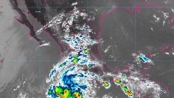 La tormenta tropical Andrés se
