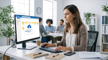 archivos laborales - nube - archivos - fotos - trabajo - tecnología - 19 de octubre