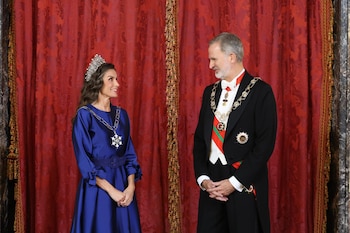 Los reyes Felipe VI y
