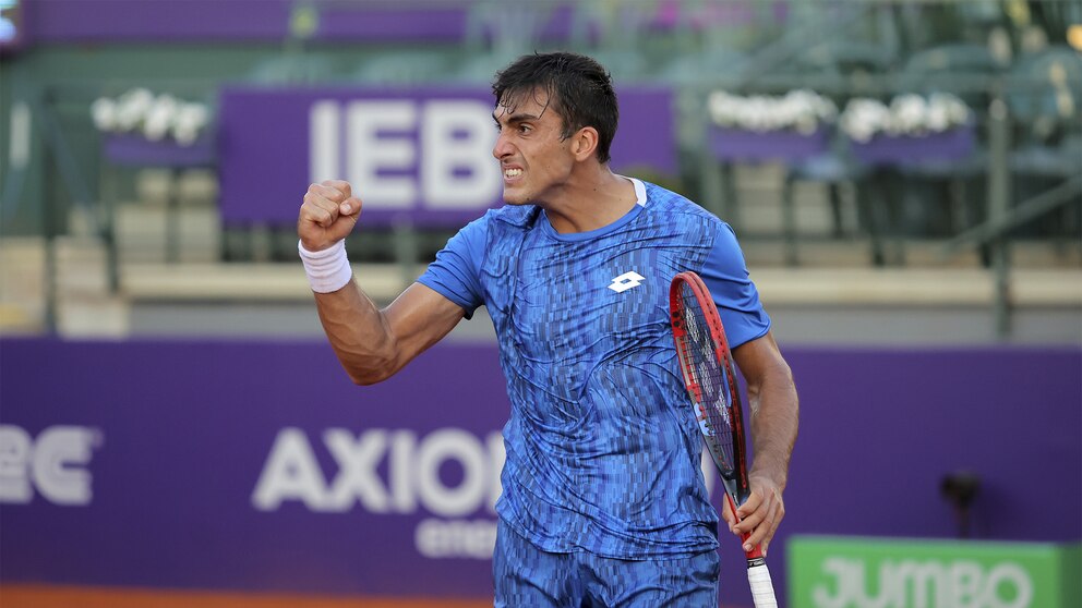 Román Burruchaga at teh Rome Masters