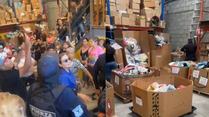 Dueña de Saldos KOKO opta regalar su mercancía para evitar decomiso de SAT; tienda cierra sus puertas