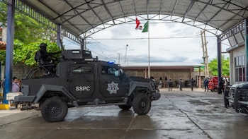 Las fuerzas estatales resguardaron el armamento por falta de condiciones, según consta un mensaje oficial. Crédito: SSPC Oaxaca
