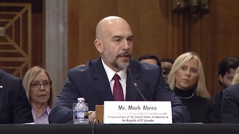 Mark Abreu defiende su nominación como embajador en El Salvador y destaca los avances en seguridad del país centroamericano