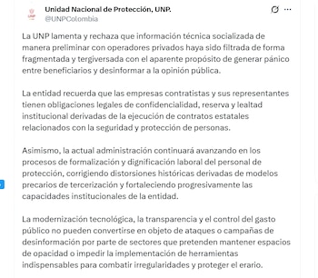 UNP en X