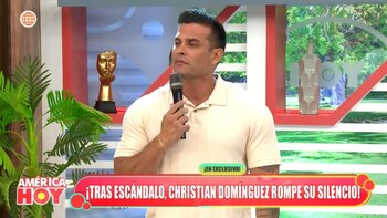 Christian Domínguez en 'América Hoy'.
