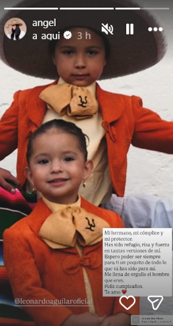 Ángela Aguilar, Leonardo Aguilar -México- 15 agosto