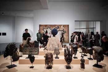 Imagen de la exposición de MACBA 'Proyectar un planeta negro'