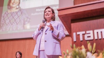 La candidata presidencial de la