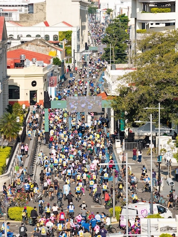 MOPT pedaleada Centro Histórico