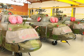 El contrato de mantenimiento de helicópteros MI-17, valorado en USD 32 millones, está bajo investigación por presuntas irregularidades y esquemas de corrupción - crédito Procuraduría General de la Nación