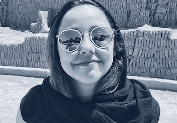 Valeria Martino productora argentina. Actualmente trabajando en una superserie de ficción para Telemundo.